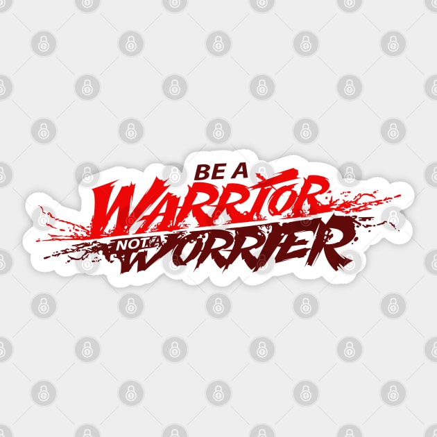 warrior Sticker by Son Dela Cruz